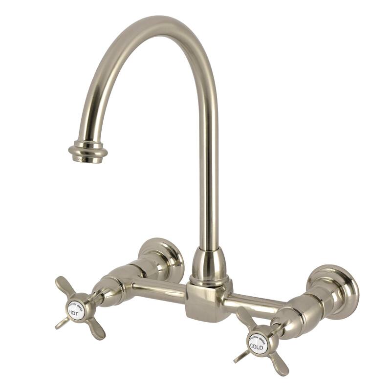 Kingston Brass KS129.BEX Essex 1.8 GPM Widespread Bridge Kitchen - Brushed Nickel