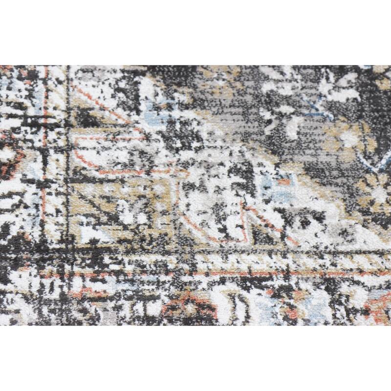 Bashian Bruno Charcoal Transitional Area Rug