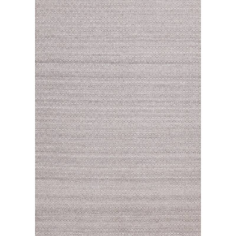 Beige Cream Diamonds Recycled Area Rug