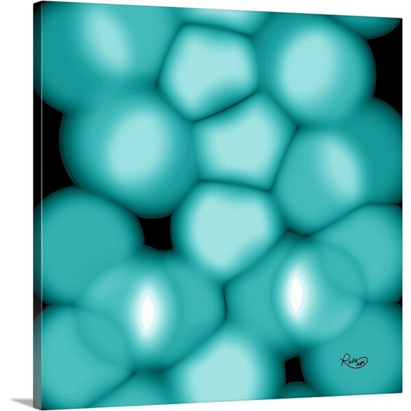"Blue Kernels" Canvas Wall Art