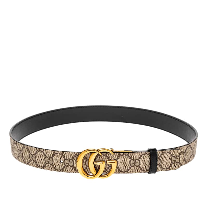 Gucci GG Marmont Reversible Belt - 90 - Black