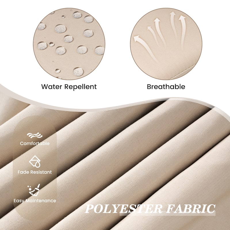 Pellebant Outdoor Patio Chaise Lounge Cushion