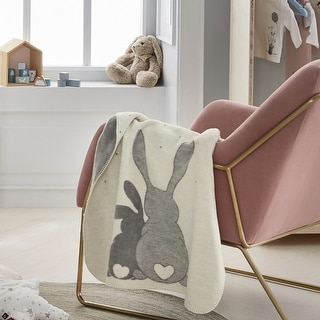IBENA 'Best Bunny Friends' Baby Blanket