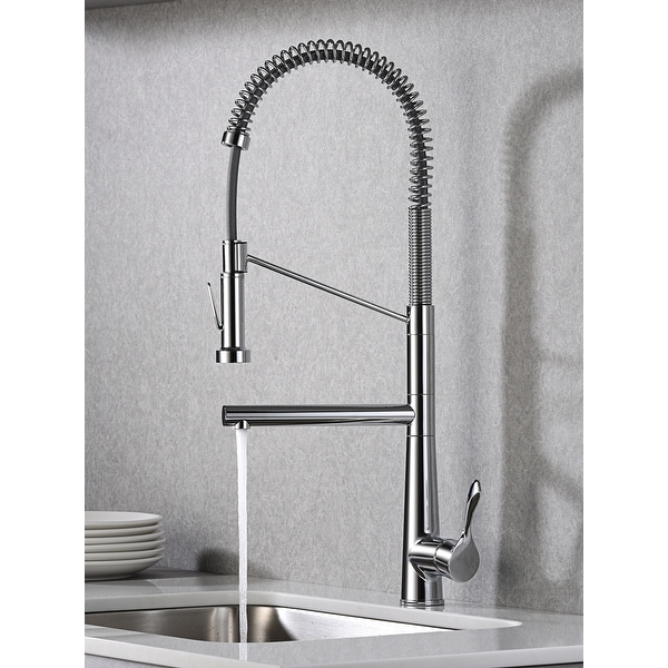 Karran Tumba Single-Handle Pull-Down Sprayer Kitchen Faucet. Opens flyout.