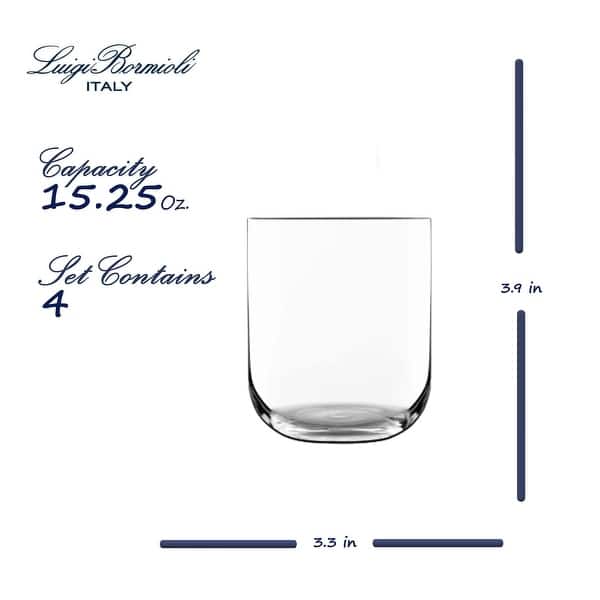 Luigi Bormioli Set of 4 Sublime Drinking Glasses - Bed Bath & Beyond -  38339489
