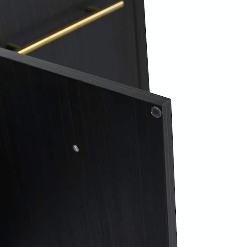 Wall-Mounted Bathroom Vanity with Thick-Edged Resin Basin Sink