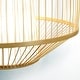 preview thumbnail 7 of 6, Modern Bamboo Lantern Pendant Lamp Hanging Light Fixture for Entryway and Living Room