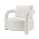 preview thumbnail 16 of 27, NPD Furniture Maisie Faux Shearling Accent Arm Chair Wilmont White