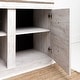 preview thumbnail 10 of 11, Signature Design by Ashley Willowton Woodgrain 60-inch TV Stand