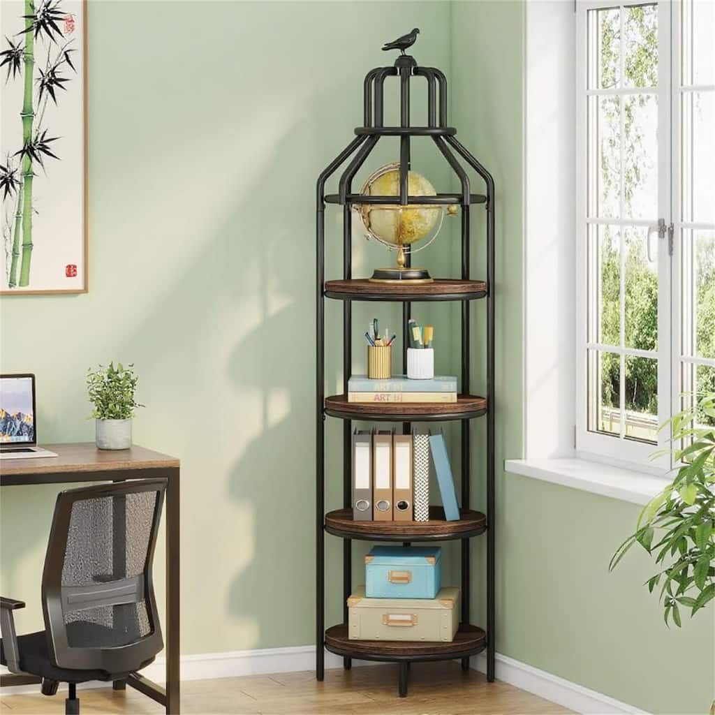 Birdcage Corner Bookshelf