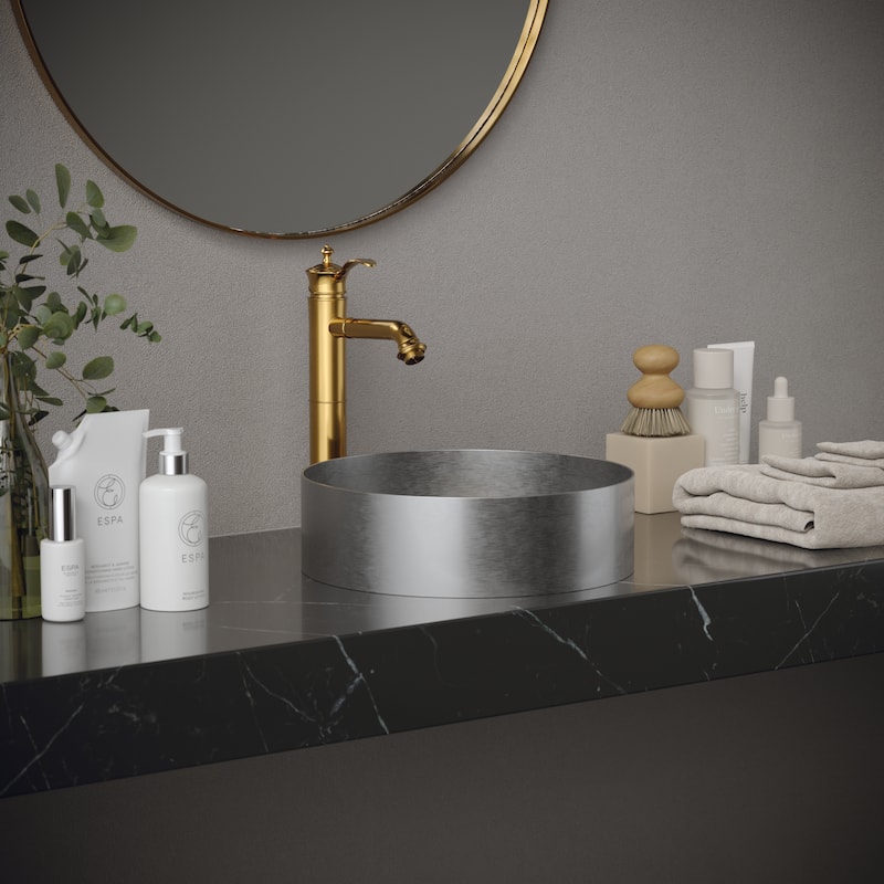 Karran Cinox Stainless Steel Round Vessel Sink