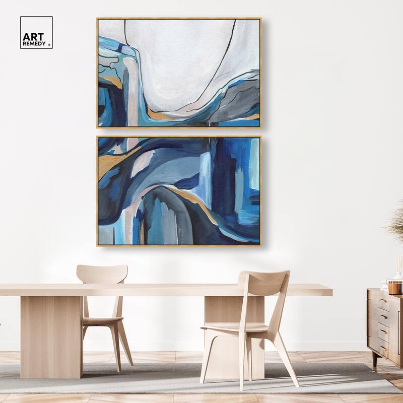 Mixture of Feelings Canvas Set of 2 by Art Remedy
