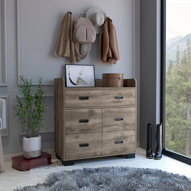 Dresser for Living Room ,Apartment, Bedroom, Dark Brown