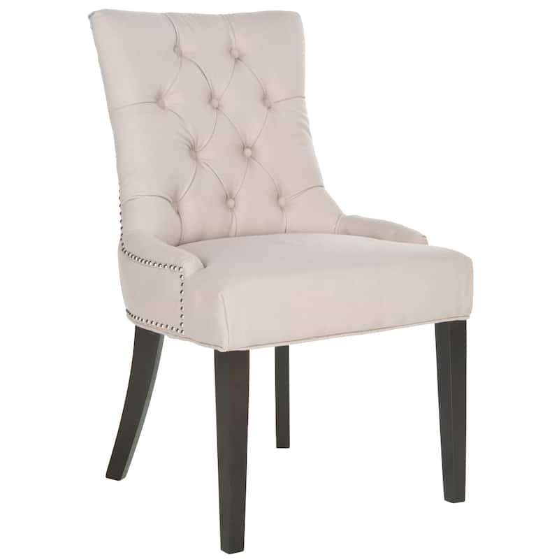 SAFAVIEH Chelsey Grey Ring Dining Chair (Set of 2) - 22" x 25.6" x 36.4" - 22"W x 25"D x 36"H