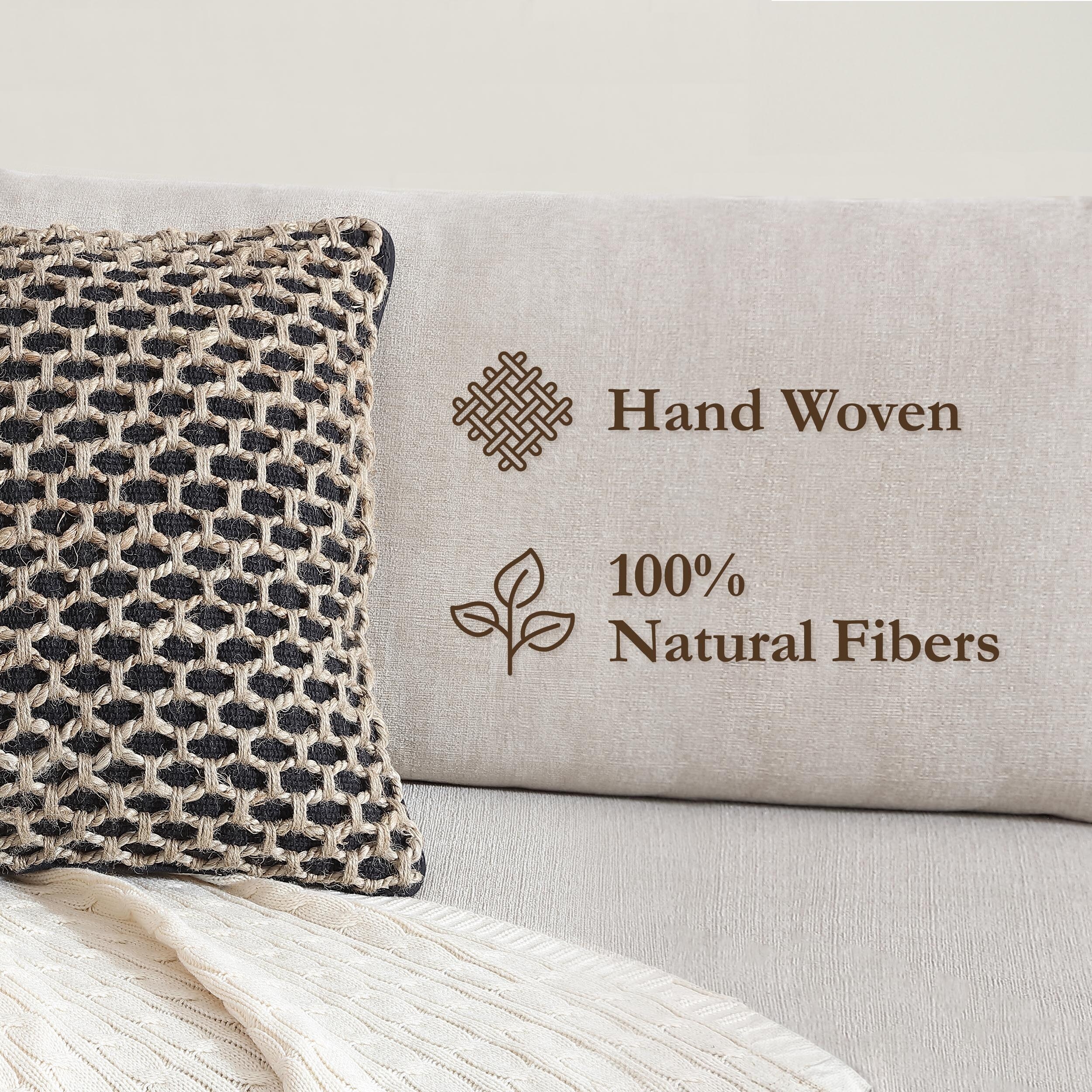 Braided throw pillow deals