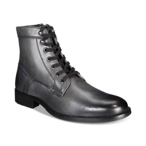 alfani mens leather boots