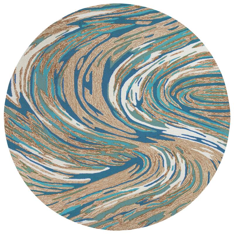 Liora Manne Capri Big Wave Indoor/Outdoor Area Rug