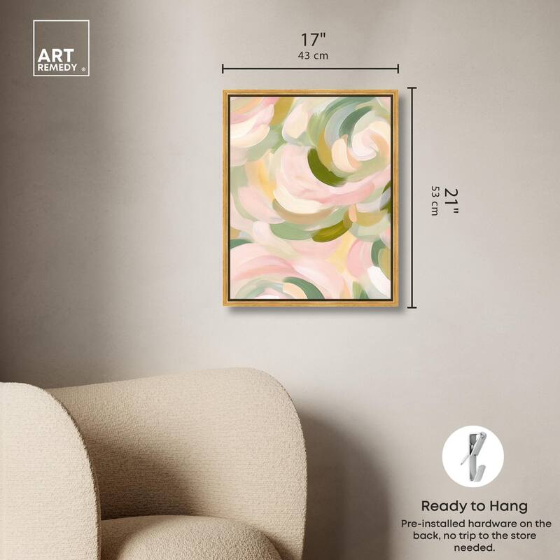 Brushstroke I Canvas by Art Remedy