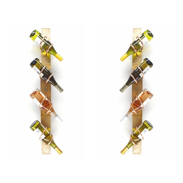 Handmade Wine Stave Wine Rack Set (USA)