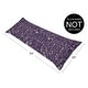 preview thumbnail 6 of 4, Sweet Jojo Designs Boho Wildflower Vintage Floral Girl Body Pillow Case Pillow Not Included Purple Botanical Bohemian Farmhouse
