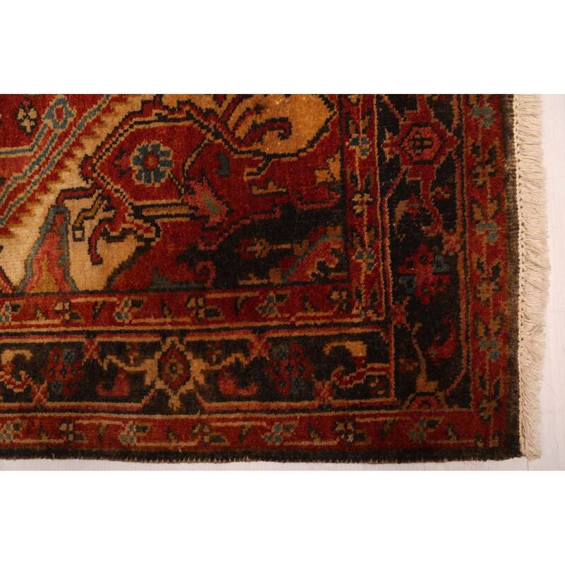 ECARPETGALLERY Hand-knotted Jules Sultane Red Wool Rug - 4'0 x 6'2