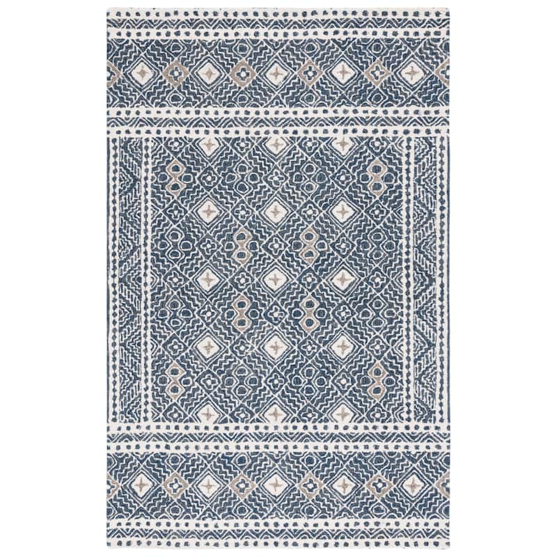 SAFAVIEH Handmade Micro-Loop Jelske Wool Rug