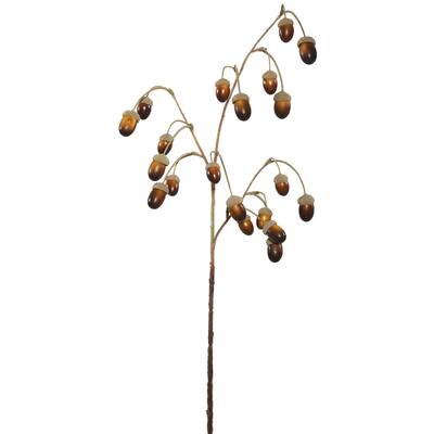 Vickerman 28" Artificial Green and Brown Acorn Spray, Set of 4