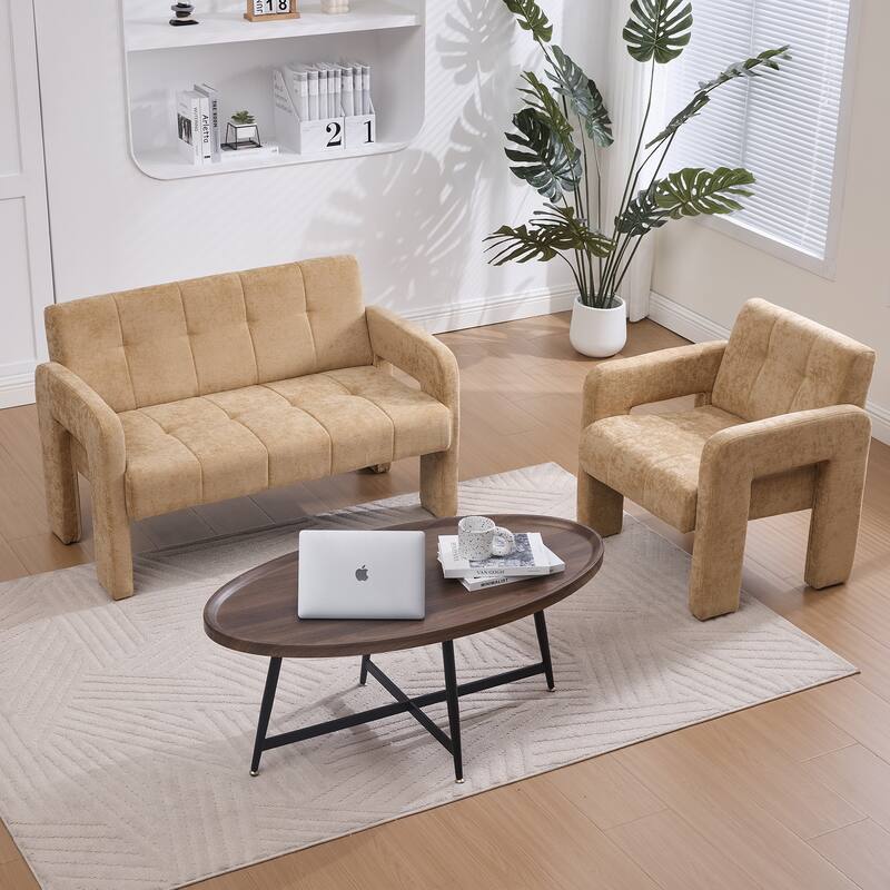 Nordic Modern Double Armchair