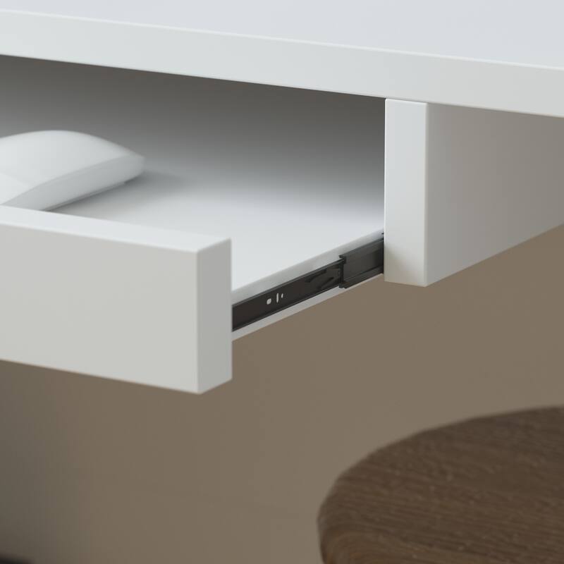 FUFU&GAGA 3 Drawers L-shaped executive desk For Home and Office