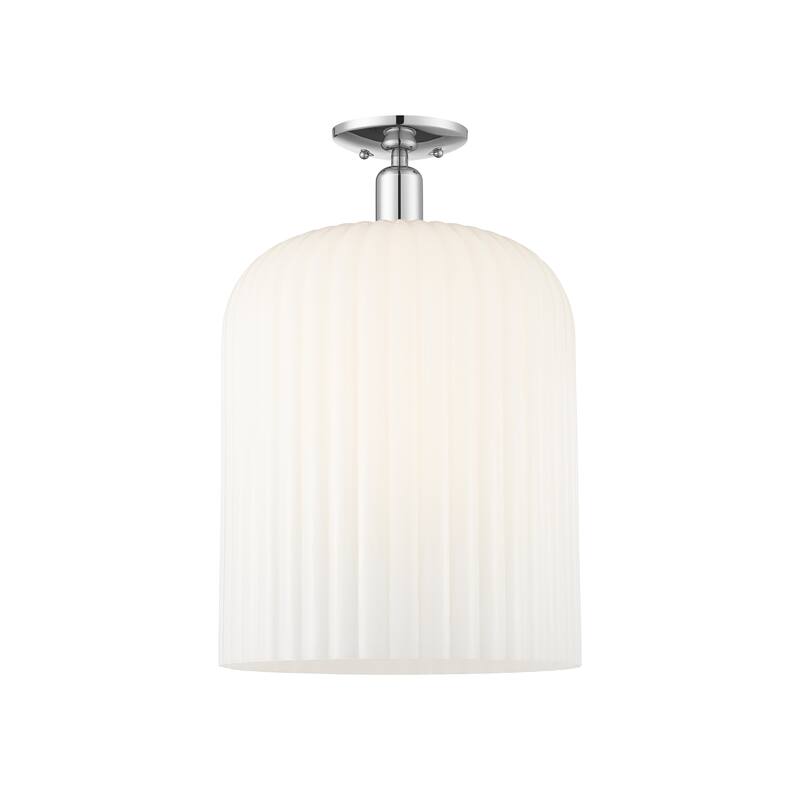Innovations Lighting Downtown Urban - Bridal Veil - 1 Light 12" Semi-Flush Mount Light