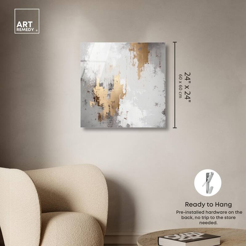 Ghostly Glimmer I Acrylic by Art Remedy, Ready to Hang