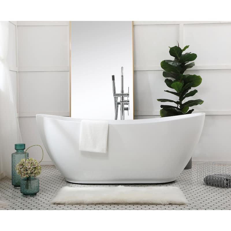 Irsa Soaking bathtub in glossy white
