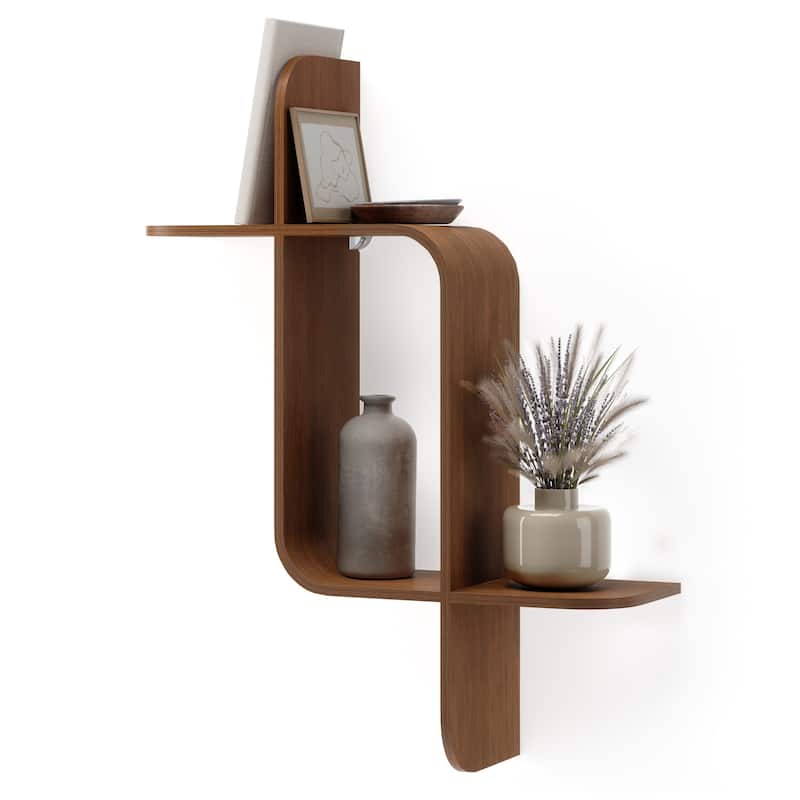 Umbra 1017571 Montage 25" Rubberwood Display Shelf