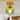 5.9" Wide Vintage Gold Semi Ceiling Light Flush Mount with Green Glass - D 5.9" x H 7.7"