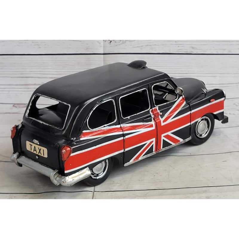 1966 Black London Uk Taxi Decoration 1:12 Scale Model Car Automobile Artwork Decor