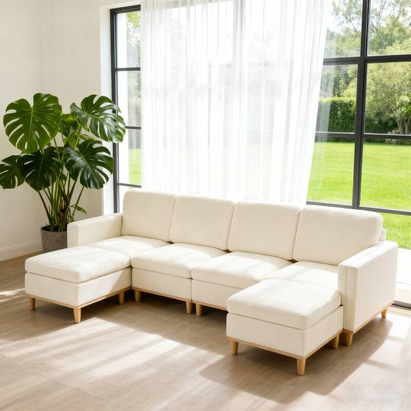 Modern Sofa Chair with Soft Padding,Sectional Sofa for Living Room, Office & Dining Room