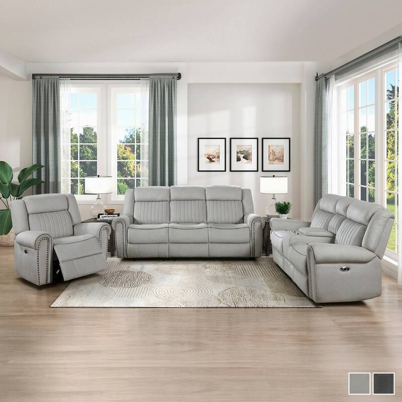 Bauta 3-Piece Power Reclining Living Room Set