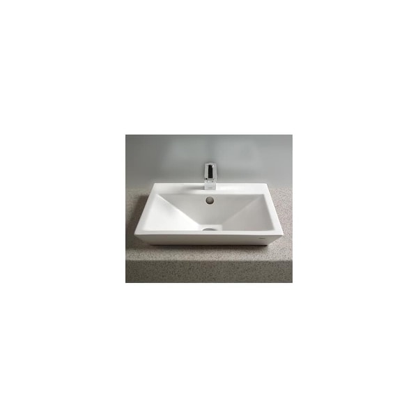 Toto Lt1728g Kiwami Renesse 18 1 8in Fireclay Vessel Sink With Overflow And Cefiontect Ceramic Glaze