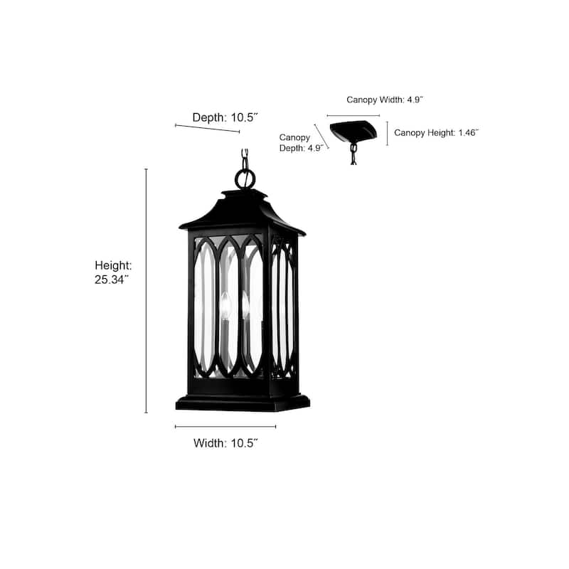 Millennium Lighting 88105 Mallorey 3 Light 29" Tall Post Light