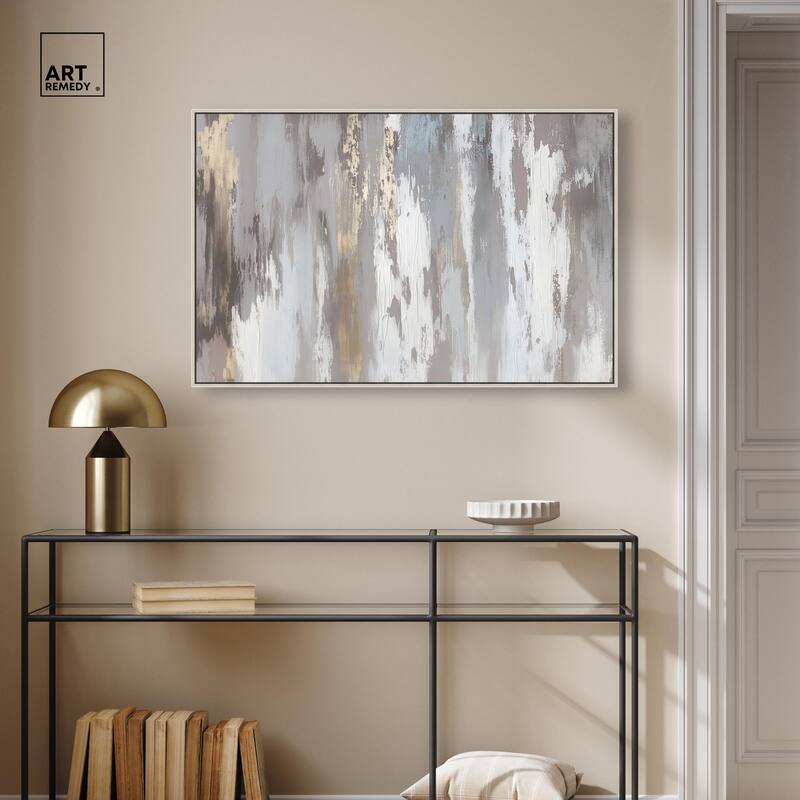 Flooding Gold I Canvas by Art Remedy