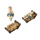 preview thumbnail 53 of 77, Glitzhome 12pcs Resin Christmas Multi/ Blue/ Ivory Nativity Figurines Set