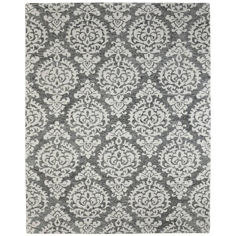HomeRoots Floral Modern Rectangle Area Rug