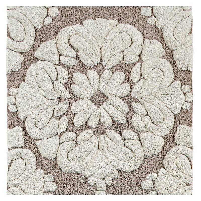 Better Trends Medallion Tufted Bath Mat Rug 100% Cotton
