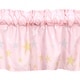 preview thumbnail 2 of 2, Bedtime Originals Rainbow Unicorn Pink/Gold Stars Window Valance