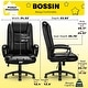 preview thumbnail 30 of 34, Bossin Big and Tall Office Chair High Back Executive Chair Ergonomic Adjustable Executive Leather Chair,400lbs