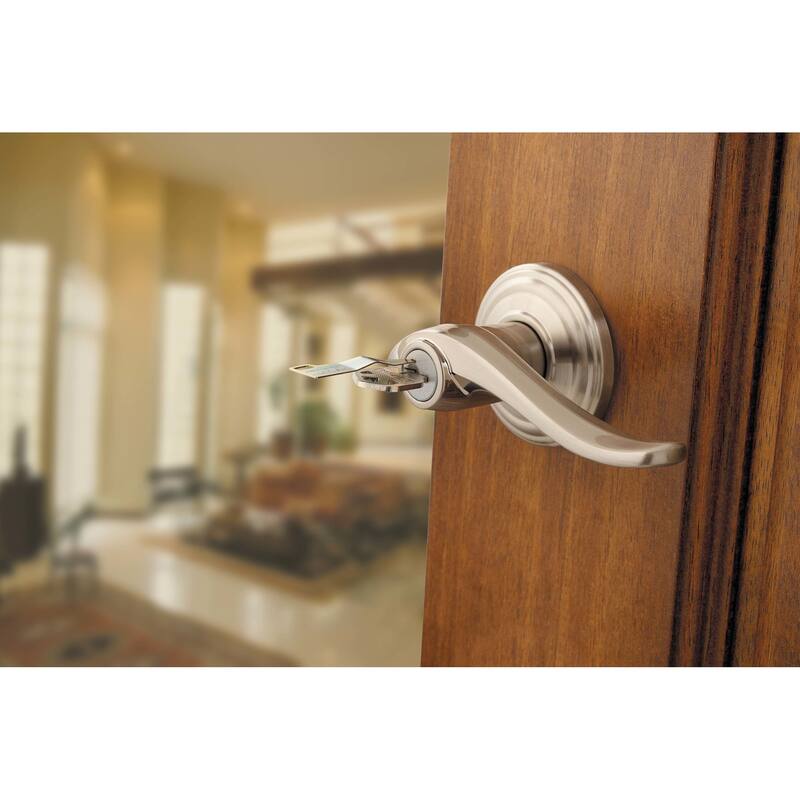 Kwikset Balboa Reversible Keyed Entry Door Leverset with SmartKey