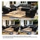 preview thumbnail 69 of 81, Rope Woven Patio Conversation Set with Swivel Chair & Settee Cushions