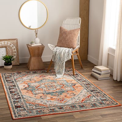 Artistic Weavers Redondo Indoor/ Outdoor Traditional Vintage Medallion Area Rug