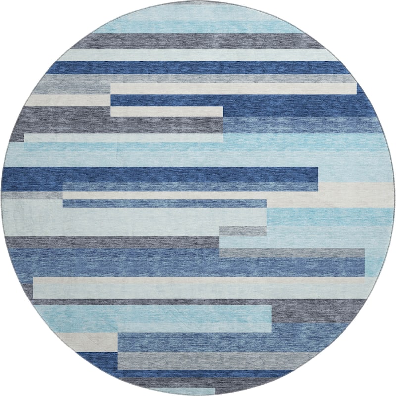 Premium Washable Super Soft Mosaic Stripe Mayfield Rug