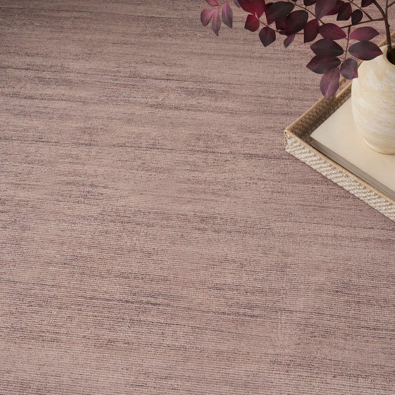 Nourison Washable Essentials Indoor Solid Area Rug